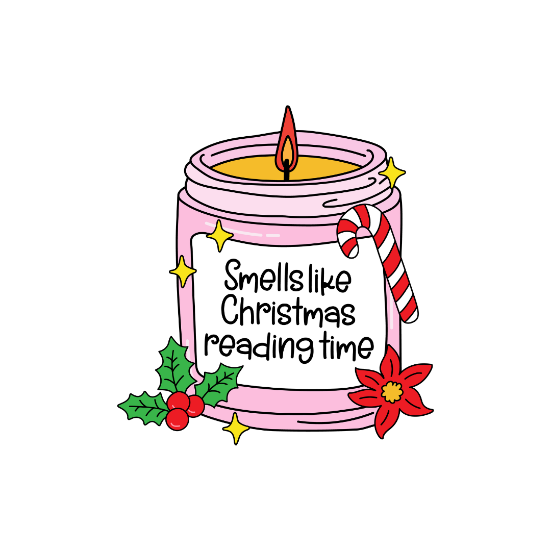 Smells Like Christmas Reading Time Kindle Dust Plug Charm