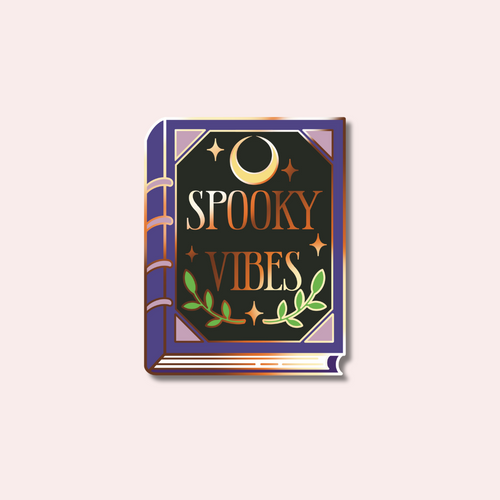 Spooky Vibes Enamel Pin