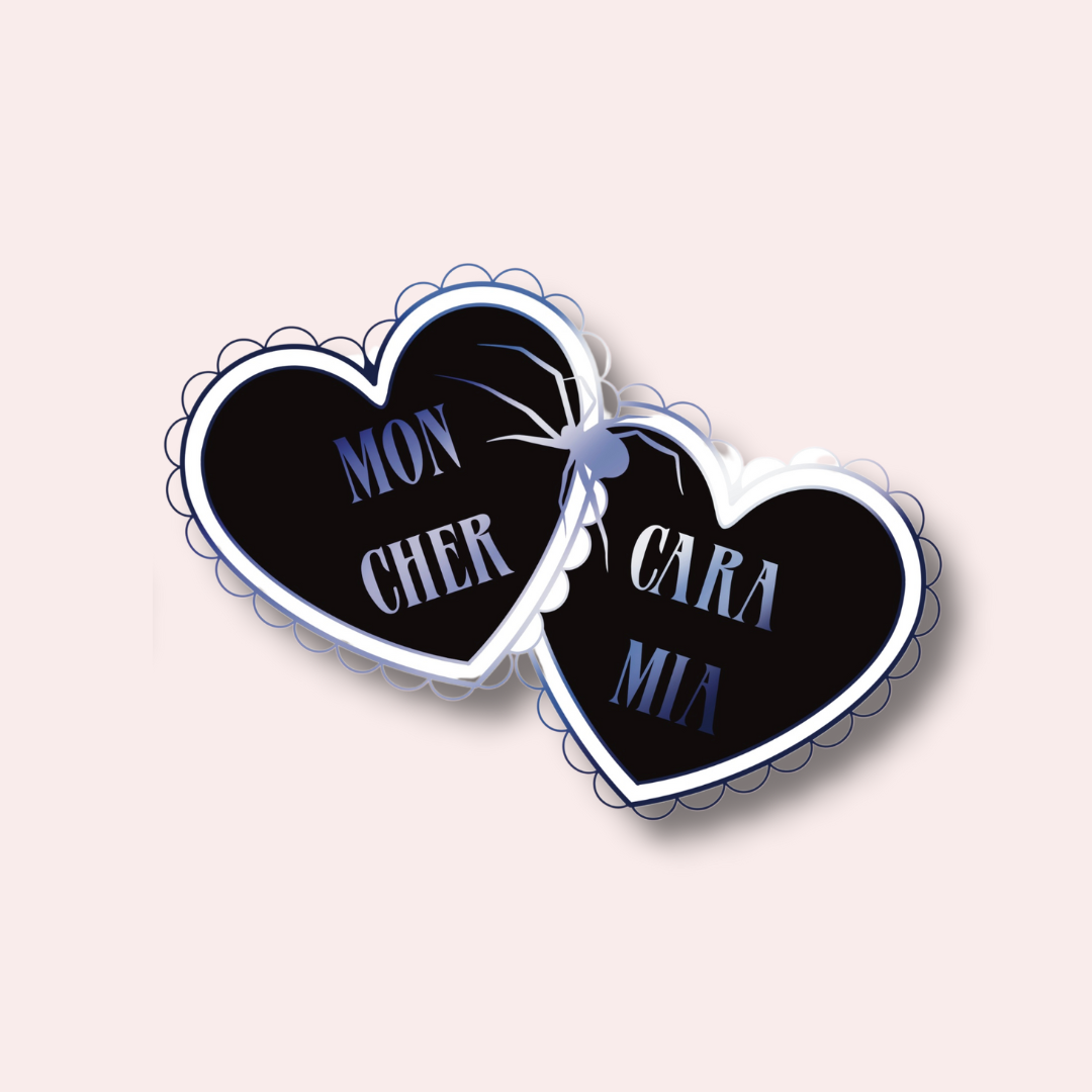 Mon Cher/Cara Mia Enamel Pin