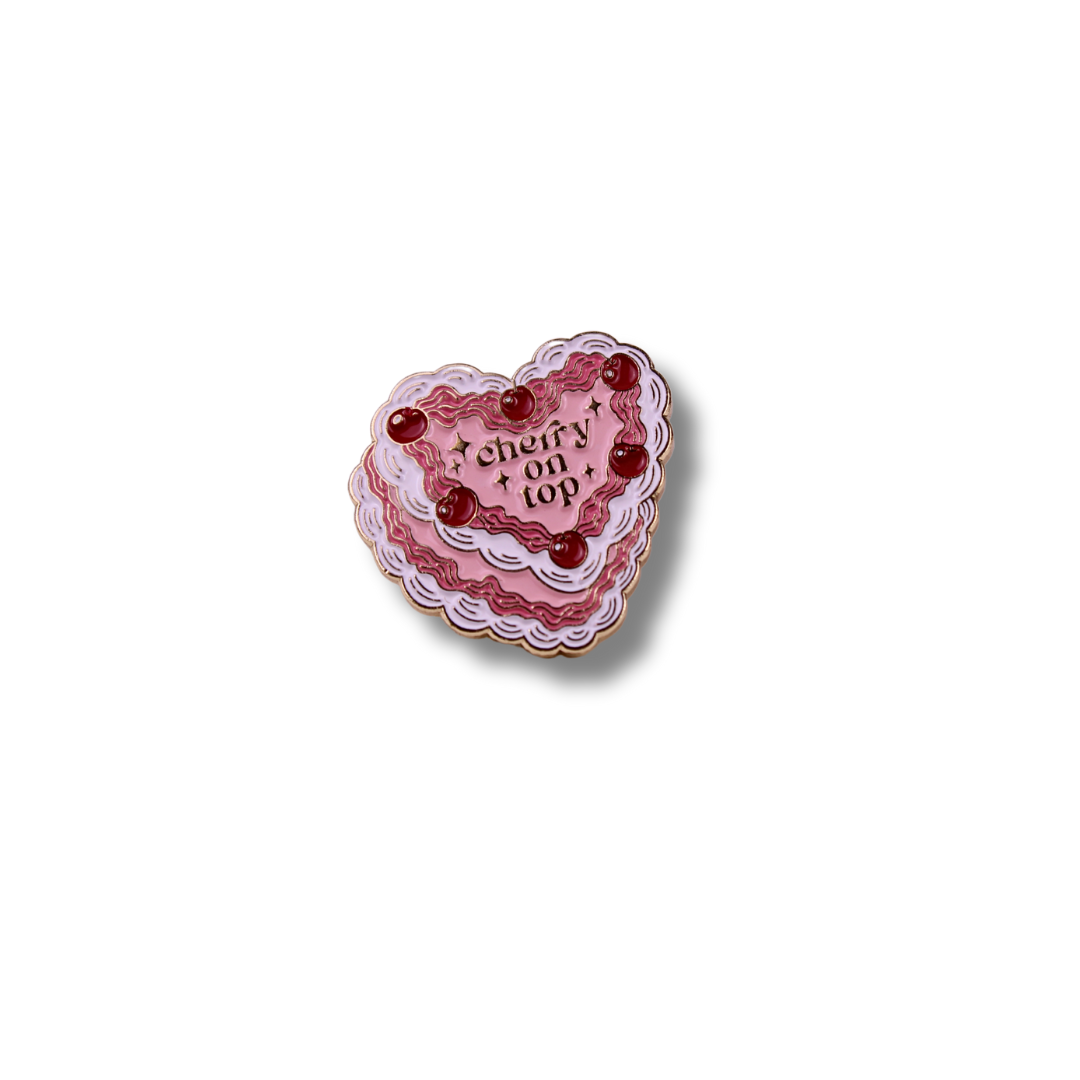 Cherry on Top Enamel Pin - Limited Edition
