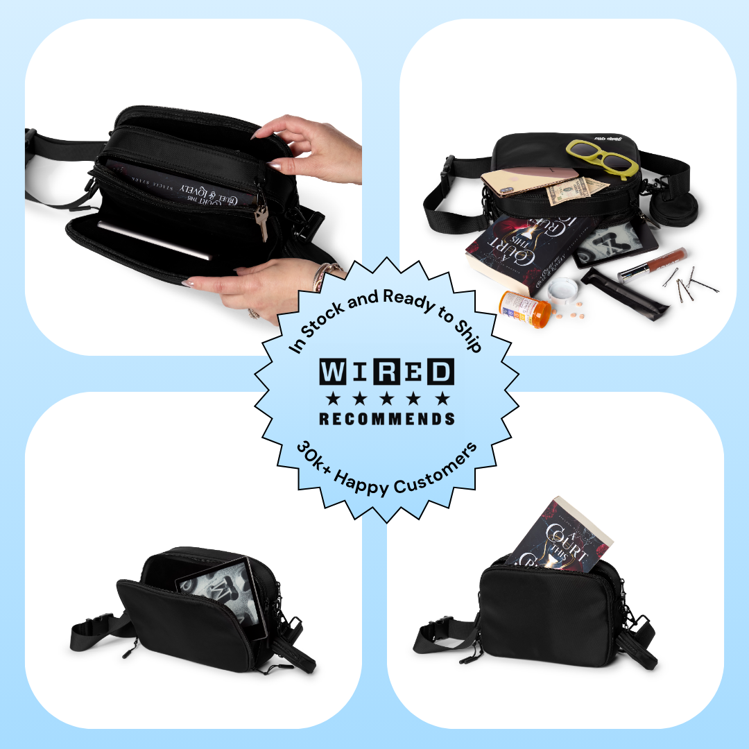 The Double Scoop eReader Belt Bag