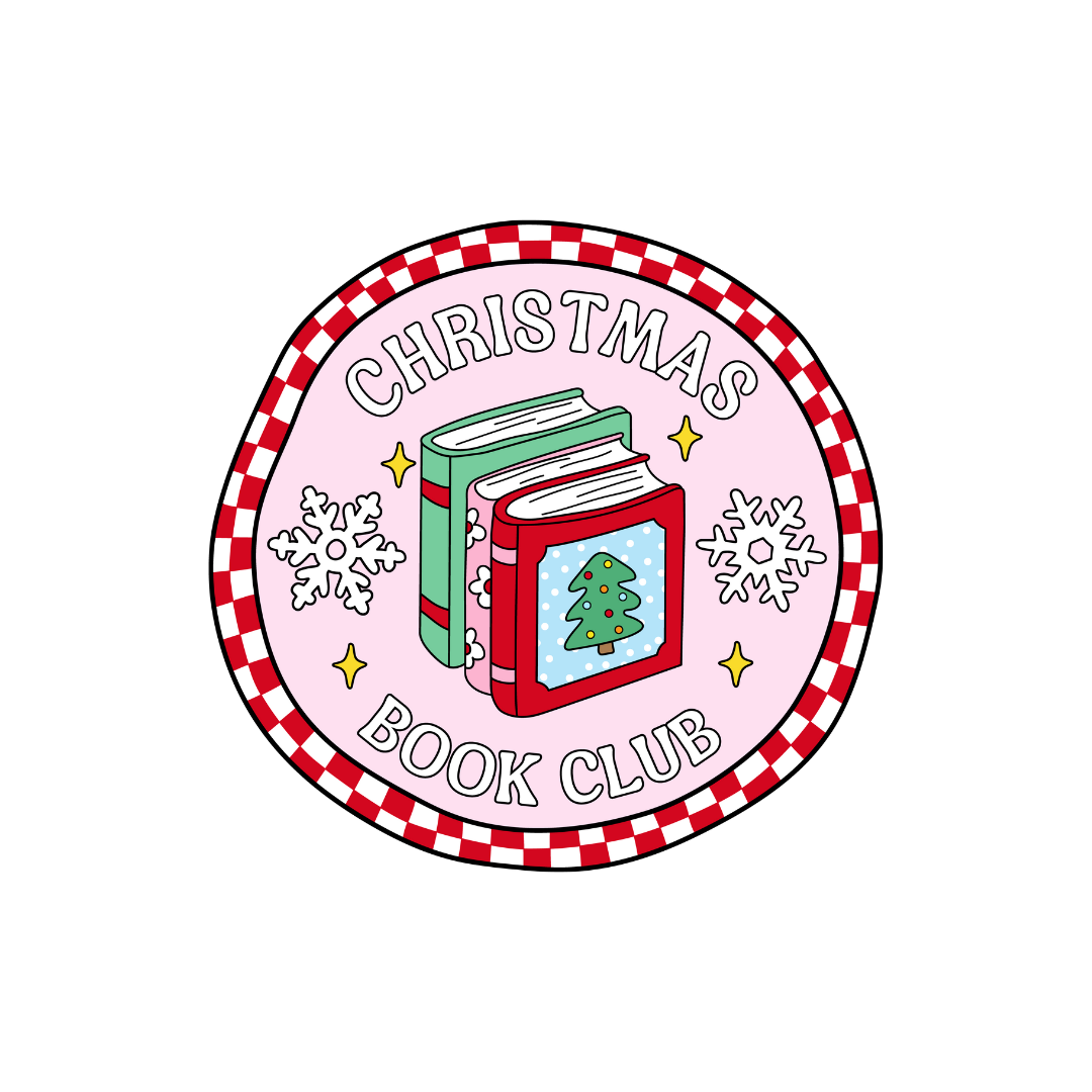 Christmas Book Club Bookish Sticker