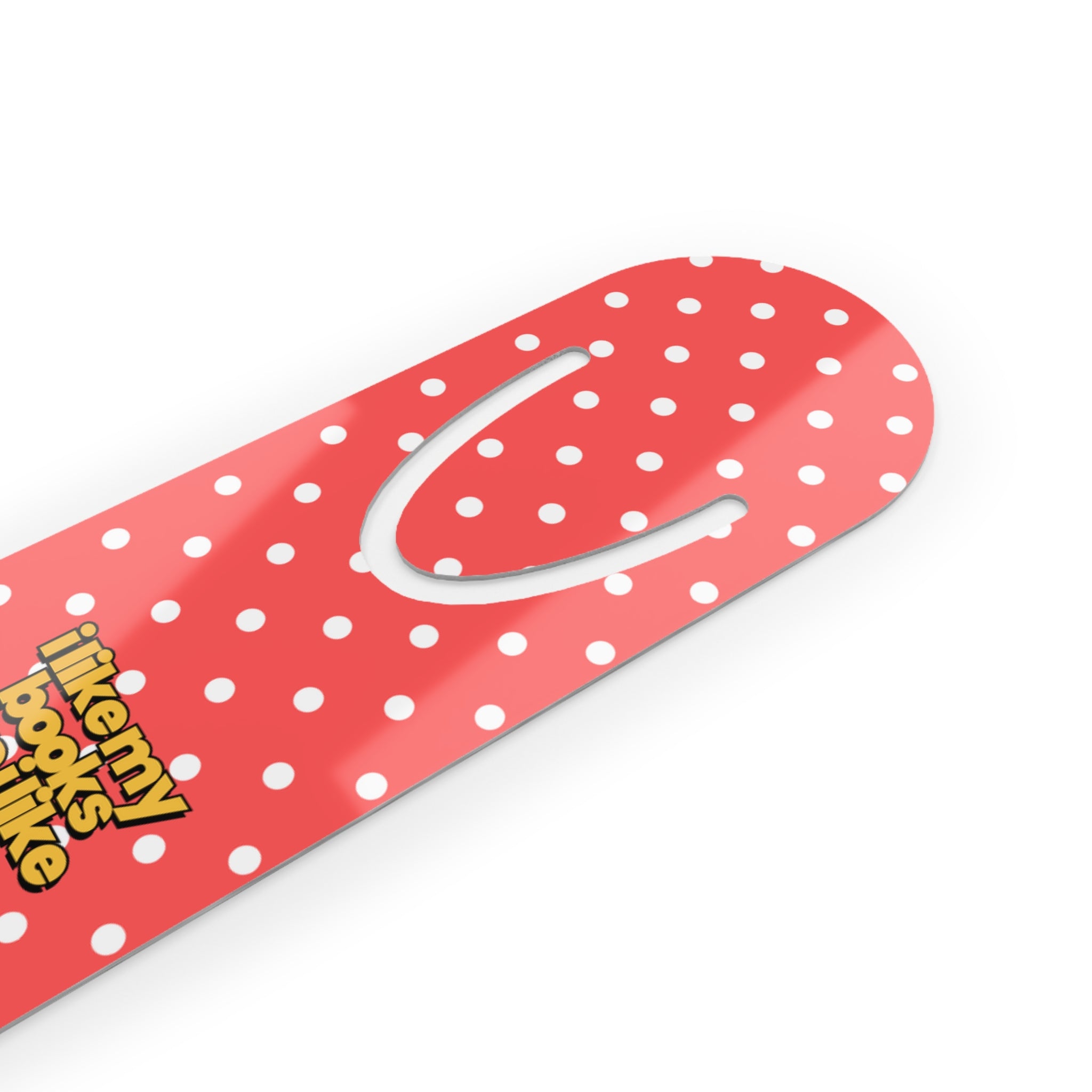 I like my books like I like my hot dogs bookmark