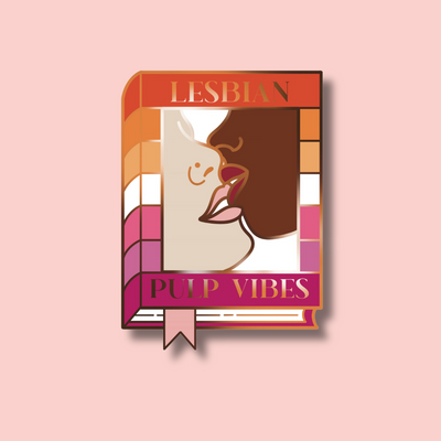 Lesbian Pulp Vibes Pin
