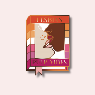 Lesbian Pulp Vibes Pin