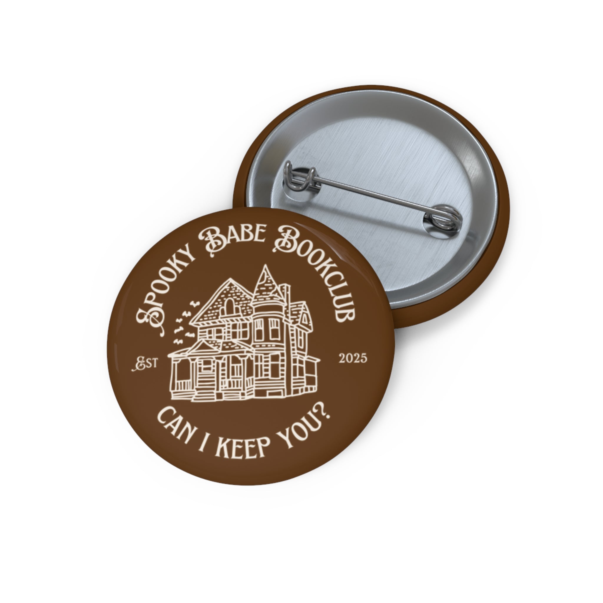 Spooky Babes Bookclub Button