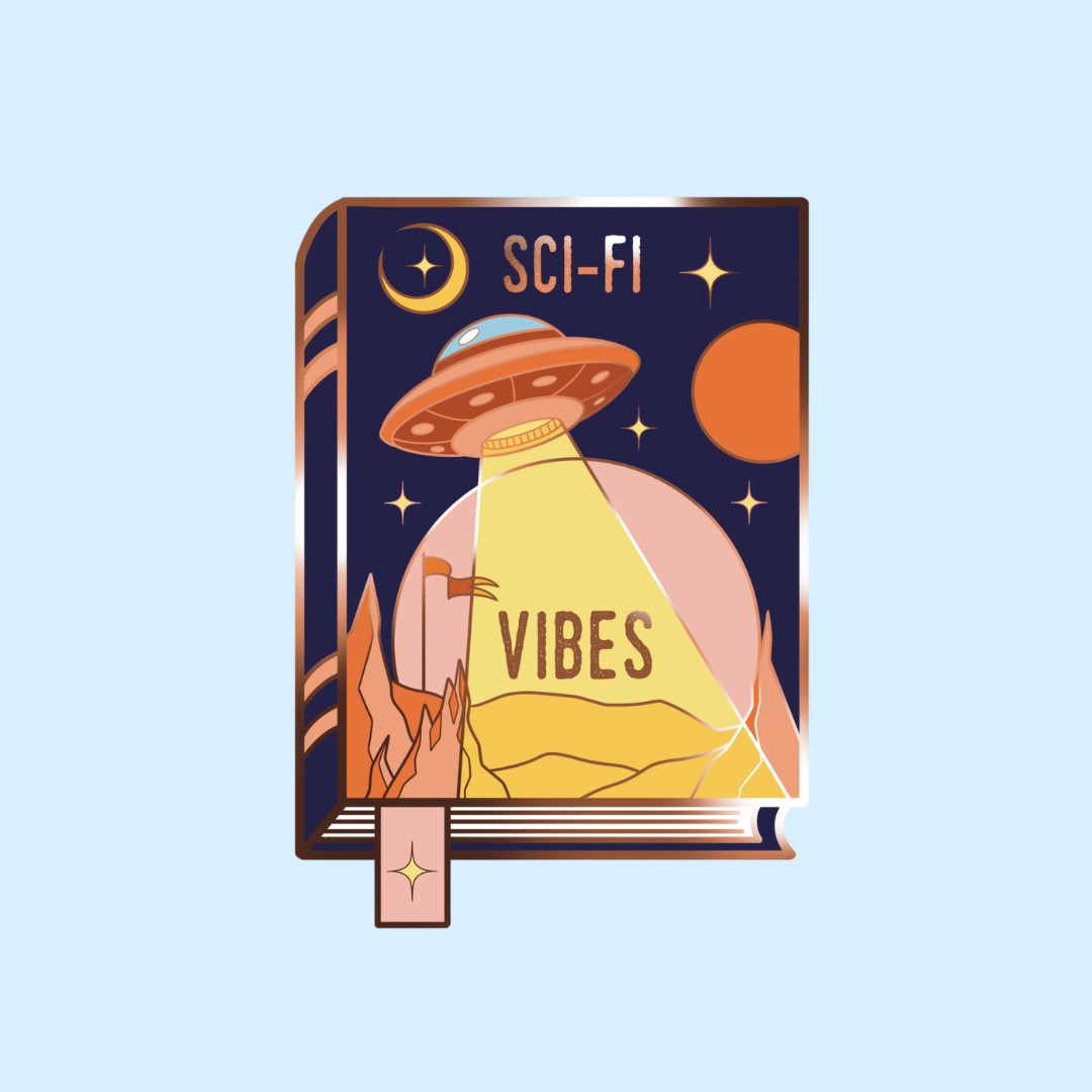 Sci-Fi Vibes Enamel Pin
