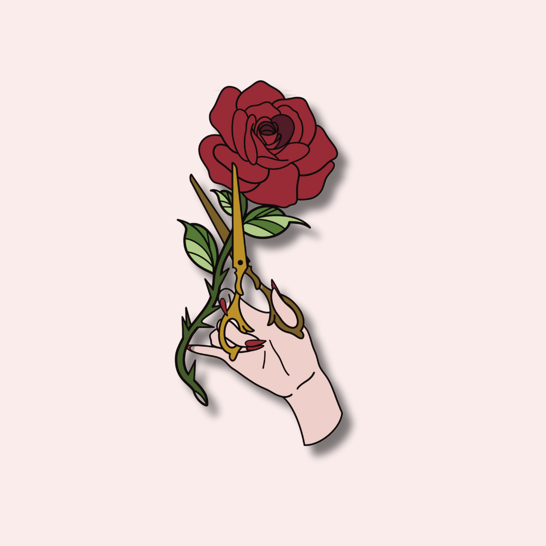 Midnight Thorn Enamel Pin (pre-order)