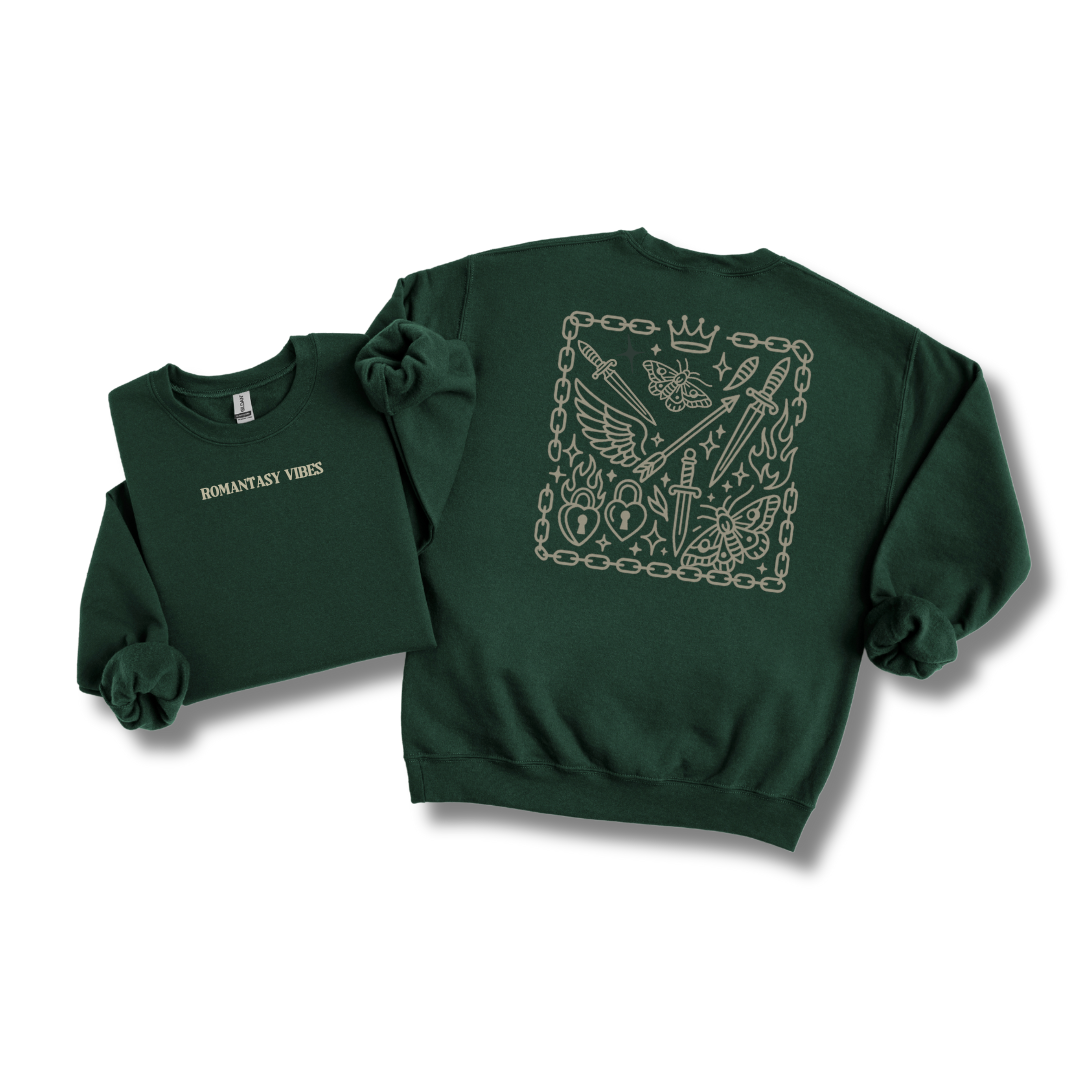 Romantasy Vibes Crewneck Sweatshirt