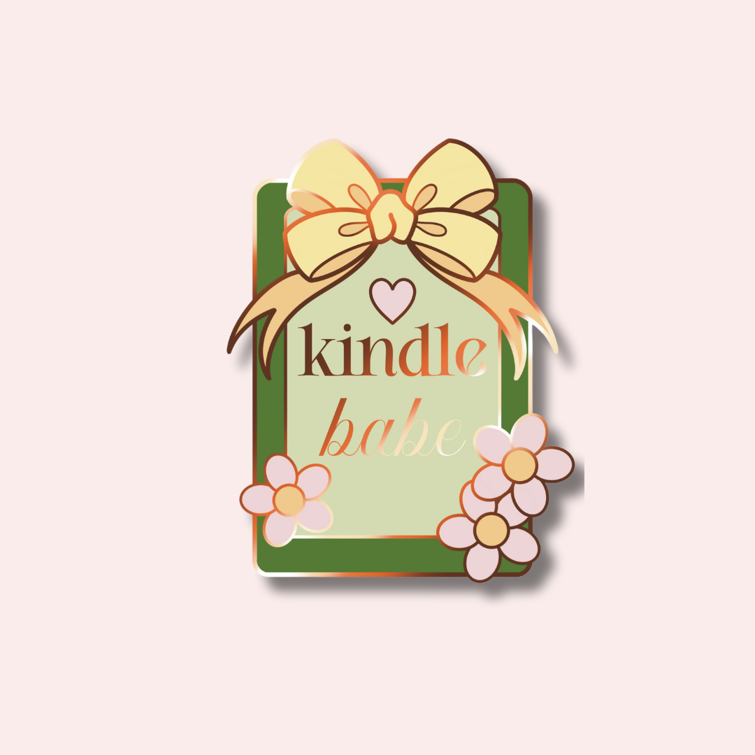 Kindle Babe Enamel Pin