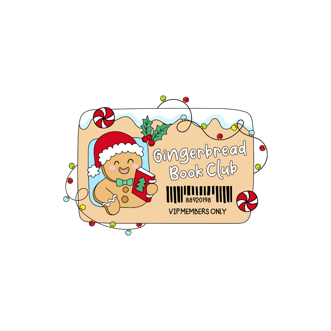 Gingerbread Book Club Kindle Dust Plug Charm