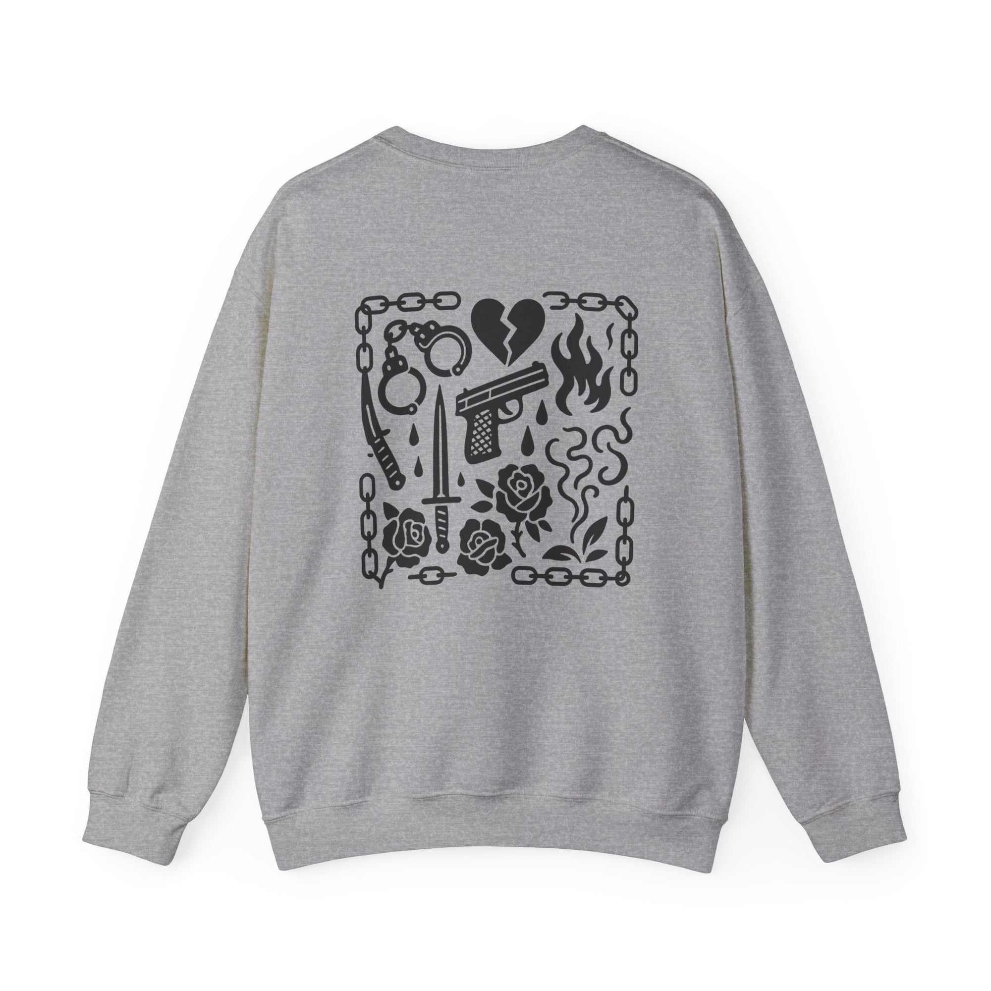 Dark Romance Vibes Crewneck Sweatshirt