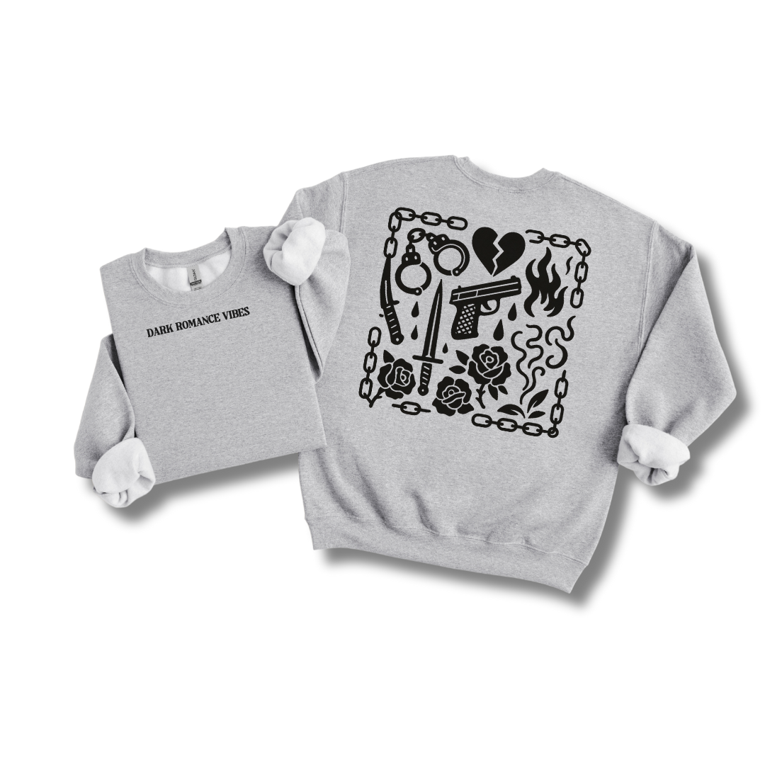 Dark Romance Vibes Crewneck Sweatshirt