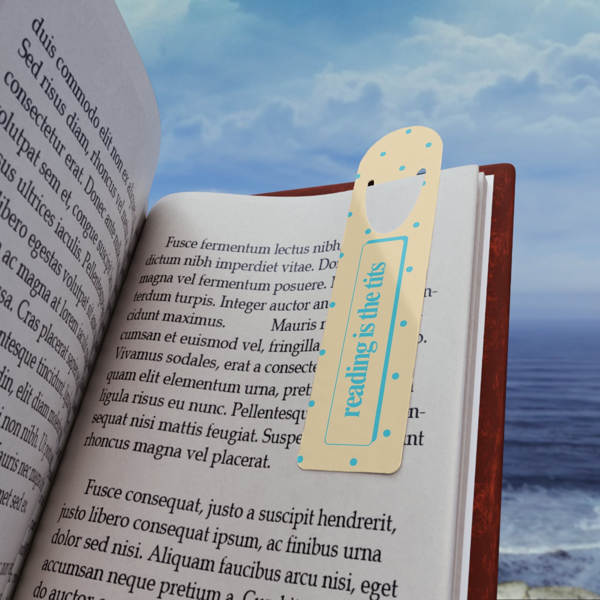Reading is the Tits Bookmark