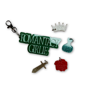 Bookish Genre Keychain