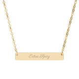 Extra Spicy Bookish Bar Necklace