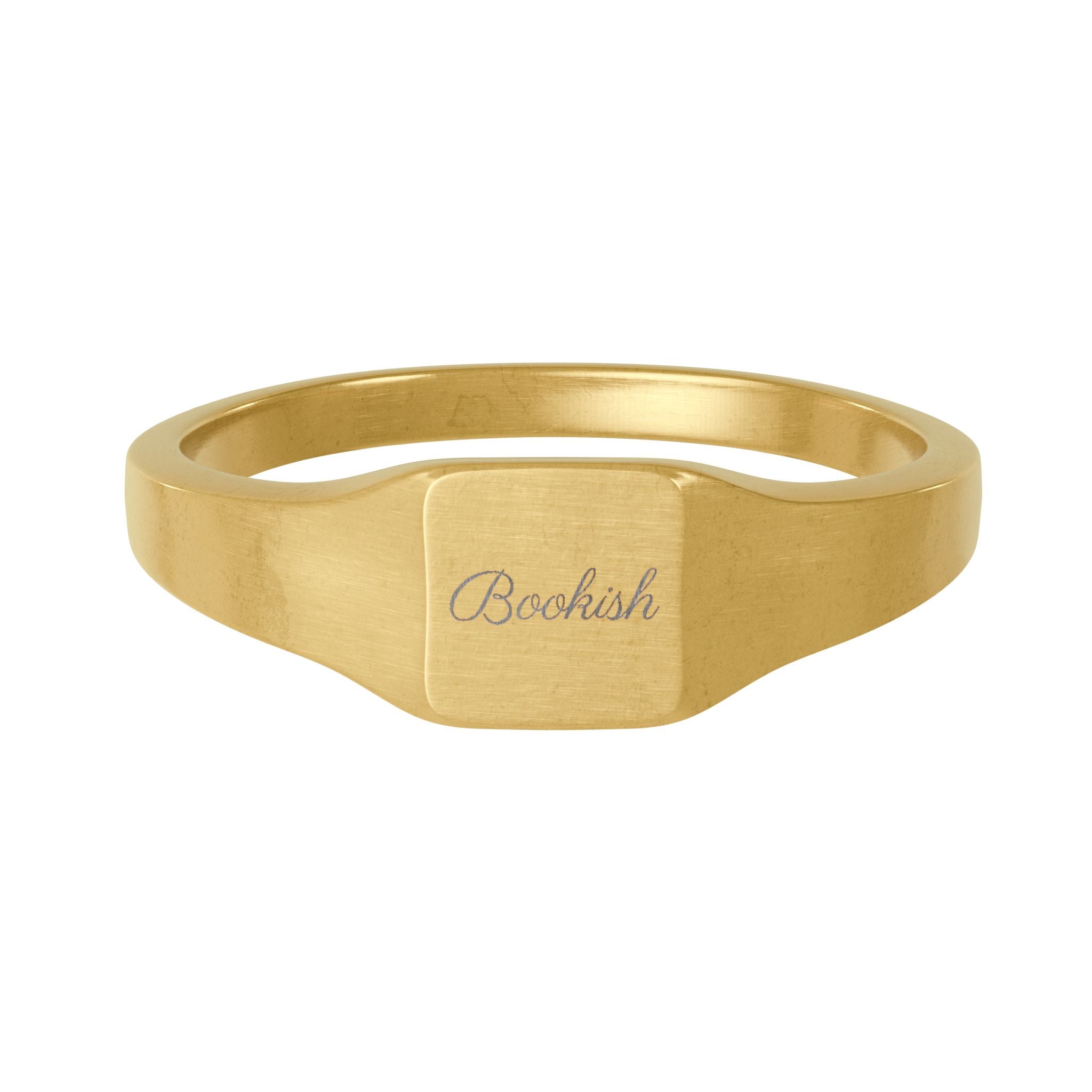 Bookish Signet Ring