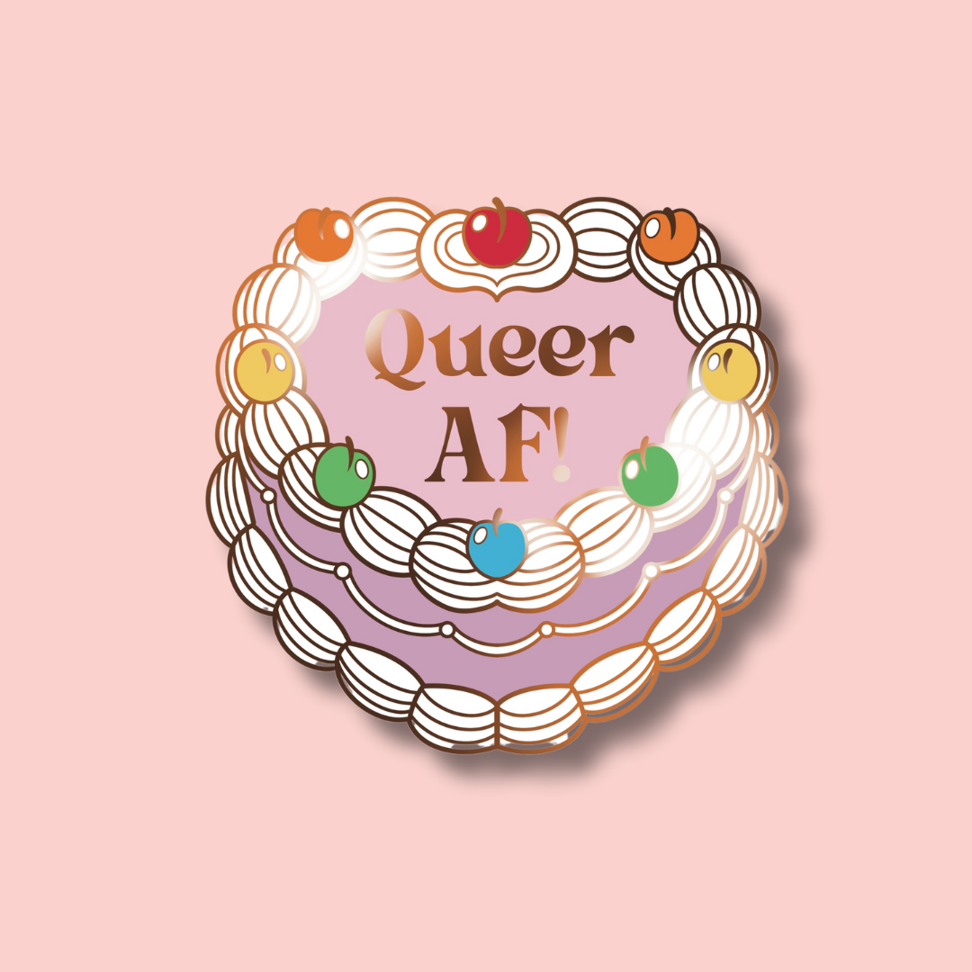 Queer AF Pin