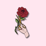 Midnight Rose Enamel Pin