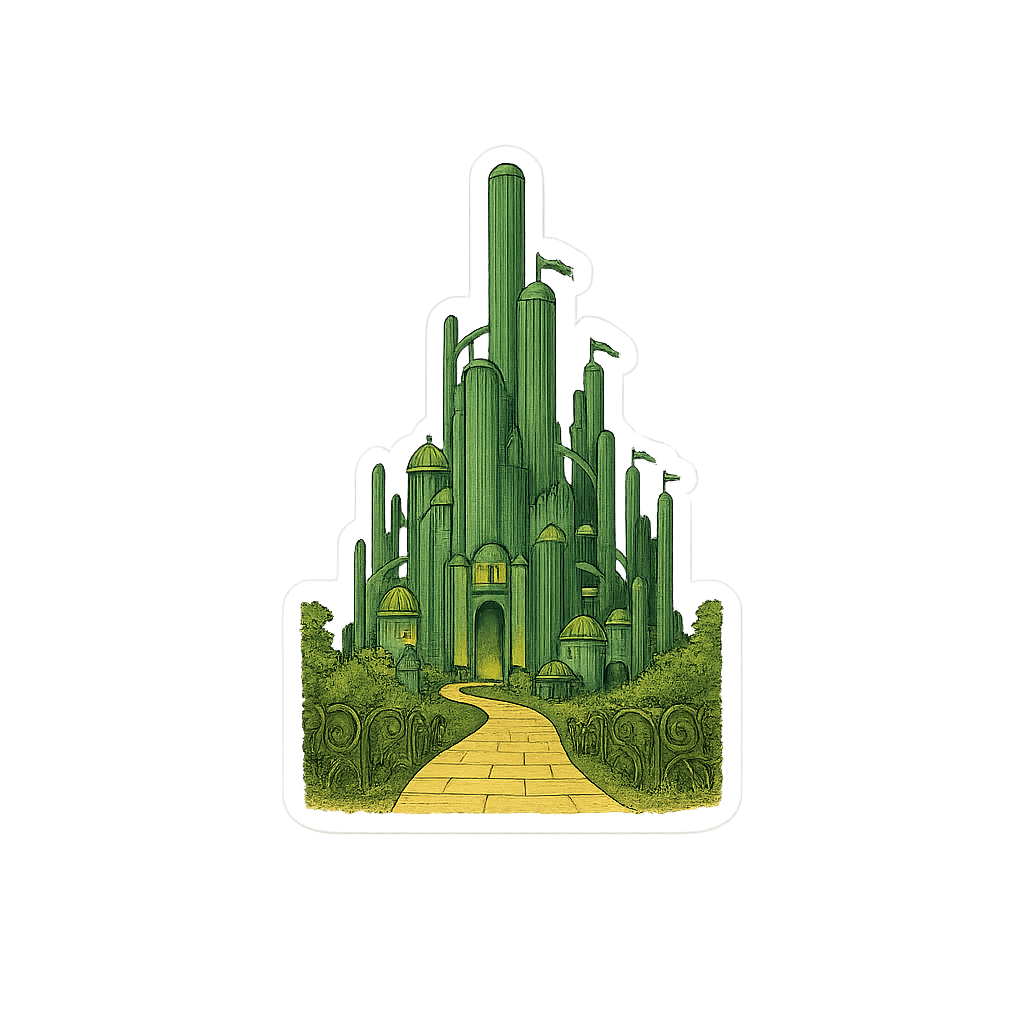 Emerald City Sticker