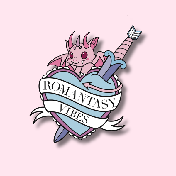 Romantasy Vibes Enamel Pin