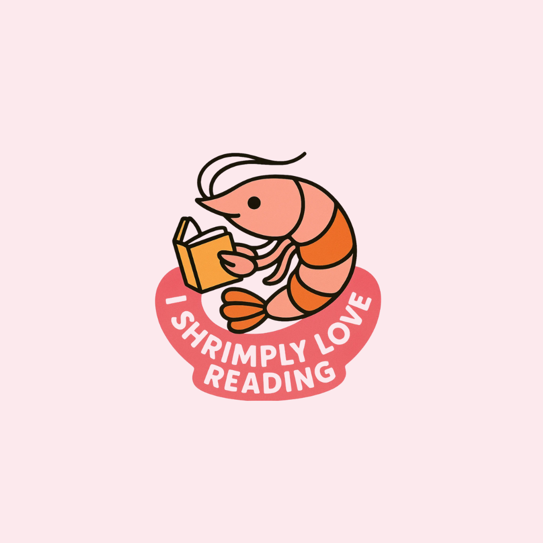 I Shrimply Love Reading Enamel Pin