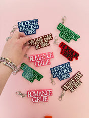 Bookish Genre Keychain