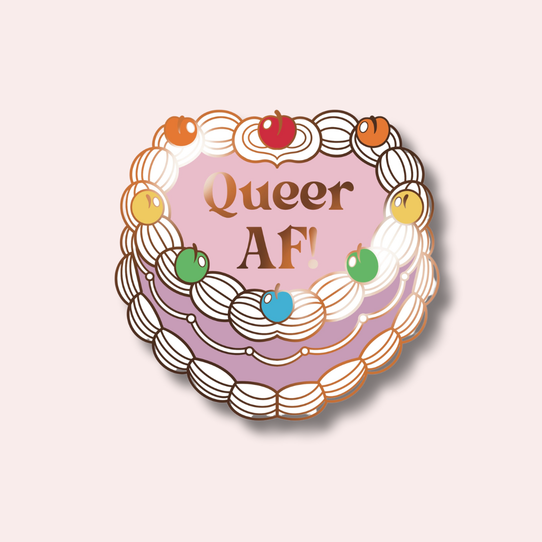 Queer AF Pin