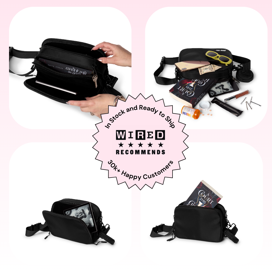 The Double Scoop eReader Belt Bag