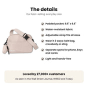 Hello Clio Double Scoop: Bag details: padded pocket, water-resistant, 3 ways to wear