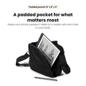 Hello Clio Triple Scoop: Padded pocket for your phone, passport, tablet or e-reader