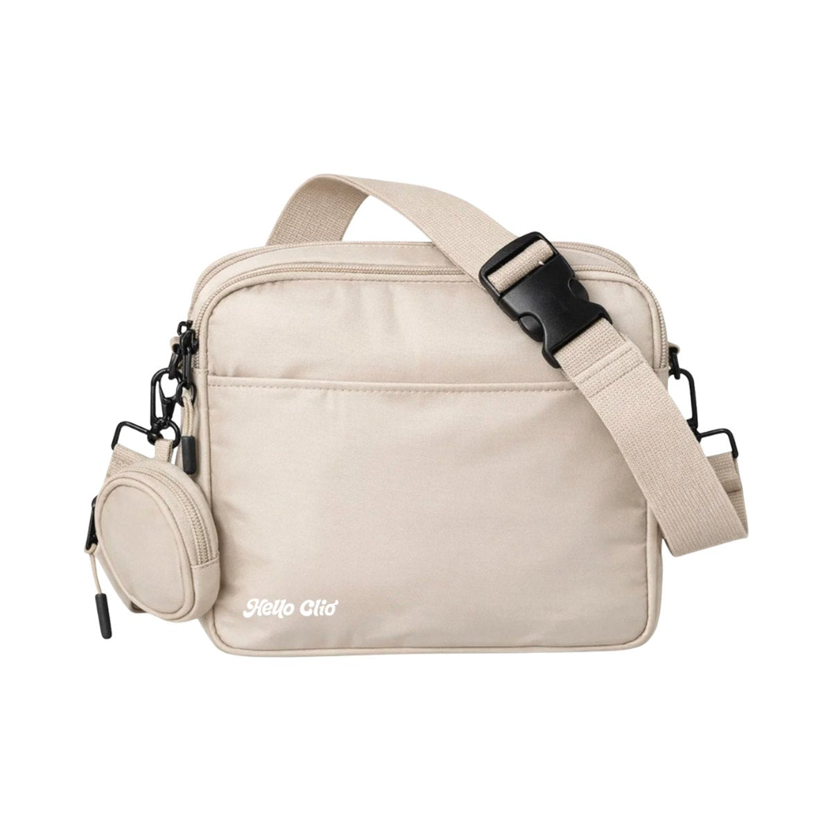 Iced Coffee Hello Clio Triple Scoop belt bag on a white background